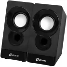 Колонки Оклик OK-165 2.0 черный 6Вт