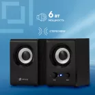 Колонки Оклик OK-160 2.0 черный 6Вт