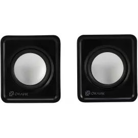 Колонки Оклик OK-331 2.0 черный 6Вт