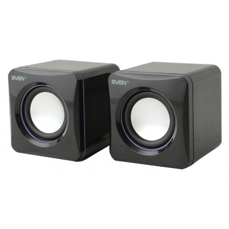 Колонки Sven 315 2.0 черный 5Вт