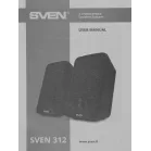 Колонки Sven 312 2.0 черный 4Вт