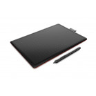 Графический планшет Wacom One by USB черный/красный