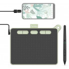 Графический планшет Parblo Ninos S USB Type-C черный/зеленый