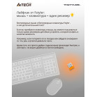 Мышь A4Tech Fstyler FG12S черный оптическая (1200dpi) silent беспроводная USB (3but)