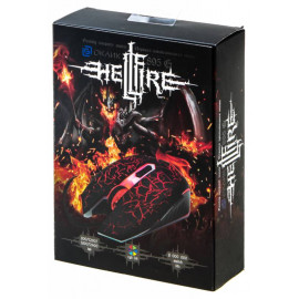 Мышь Оклик 895G HELLFIRE черный оптическая (3200dpi) USB (6but)