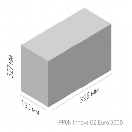 Источник бесперебойного питания Ippon Innova G2 Euro 3000 2700Вт 3000ВА черный