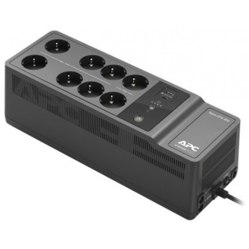 Источник бесперебойного питания APC Back-UPS BE850G2-RS 520Вт 850ВА черный Источник бесперебойного питания APC Back-UPS BE850G2-RS 520Вт 850ВА черный