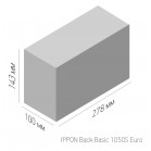 Источник бесперебойного питания Ippon Back Basic 1050S Euro 600Вт 1050ВА черный
