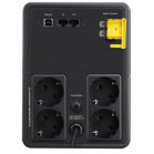 Источник бесперебойного питания APC Back-UPS BX1200MI-GR 650Вт 1200ВА черный