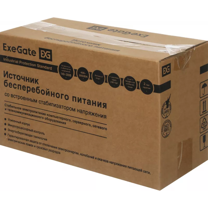 Источник бесперебойного питания Exegate SpecialPro EX292774RUS 480Вт 800ВА черный