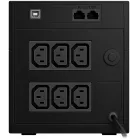 Источник бесперебойного питания Powercom Raptor Plus LCD RPT1200IULCD 720Вт 1200ВА черный