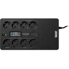Источник бесперебойного питания Powercom Fly FLY1050EU 630Вт 1050ВА черный