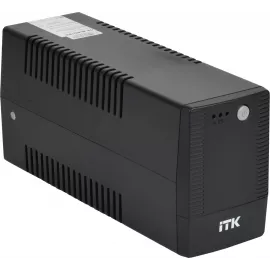 Источник бесперебойного питания ITK Electra EST-1000VA-1-001-S-L 600Вт 1000ВА черный