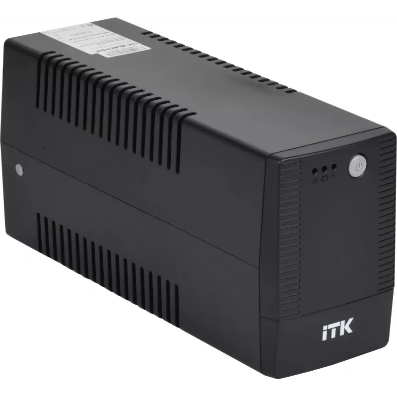 Источник бесперебойного питания ITK Electra EST-1000VA-1-001-S-L 600Вт 1000ВА черный