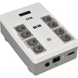 Источник бесперебойного питания ITK Electra EST8-1000VA-1-001 600Вт 1000ВА черный