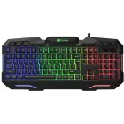 Клавиатура Оклик 700G Dynasty черный USB Multimedia for gamer LED (1061657) кабель 1.6м