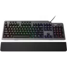 Клавиатура Lenovo K500 RGB механическая черный USB Multimedia for gamer LED (подставка для запястий) (GY40T26479) кабель 1.8м