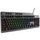 Клавиатура Lenovo K500 RGB механическая черный USB Multimedia for gamer LED (подставка для запястий) (GY40T26479) кабель 1.8м