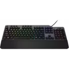 Клавиатура Lenovo K500 RGB механическая черный USB Multimedia for gamer LED (подставка для запястий) (GY40T26479) кабель 1.8м