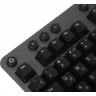 Клавиатура Lenovo K500 RGB механическая черный USB Multimedia for gamer LED (подставка для запястий) (GY40T26479) кабель 1.8м