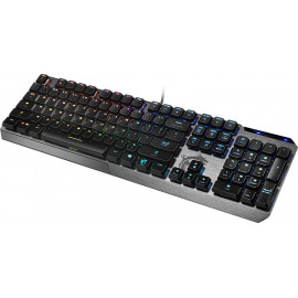 Клавиатура MSI VIGOR GK50 LOW PROFILE RU механическая черный USB Multimedia for gamer LED