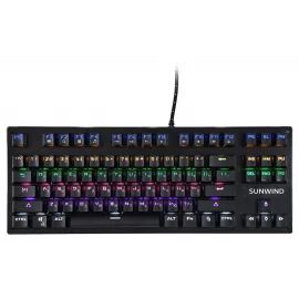 Клавиатура SunWind SW-K900G механическая черный USB Multimedia for gamer LED (1422332) кабель 1.8м