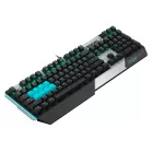 Клавиатура A4Tech B865 механическая серый/черный USB for gamer LED (B865 ICE BLUE) кабель 1.8м