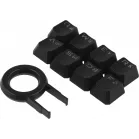 Клавиатура A4Tech B865 механическая серый/черный USB for gamer LED (B865 ICE BLUE) кабель 1.8м