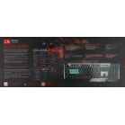 Клавиатура A4Tech B865 механическая серый/черный USB for gamer LED (B865 ICE BLUE) кабель 1.8м