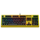 Клавиатура A4Tech Bloody B810RC Punk механическая желтый/черный USB for gamer LED