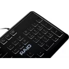 Клавиатура Defender GK-778DL черный USB slim for gamer LED (45778) кабель 1.5м