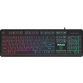 Клавиатура Defender GK-778DL черный USB slim for gamer LED (45778) кабель 1.5м