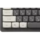 Клавиатура Оклик 711G серый/белый USB Multimedia for gamer LED (1790385) кабель 1.5м