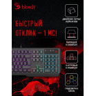 Клавиатура A4Tech Bloody B140N черный USB Multimedia for gamer LED (подставка для запястий) (B140N)