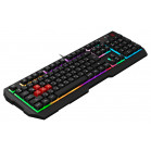 Клавиатура A4Tech Bloody B135N черный USB Multimedia for gamer LED (подставка для запястий) (B135N)