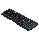 Клавиатура A4Tech Bloody B135N черный USB Multimedia for gamer LED (подставка для запястий) (B135N)