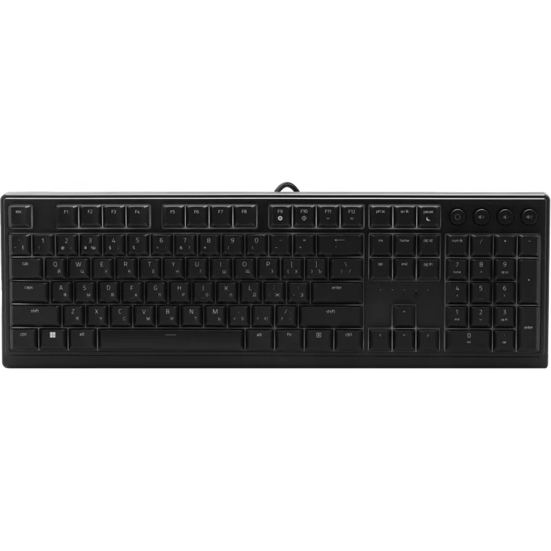 Клавиатура Razer Ornata V3 механическая черный USB Multimedia for gamer LED (подставка для запястий) (RZ03-04460800-R3R1)