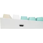 Клавиатура Redragon Veigar механическая белый/синий USB беспроводная BT/Radio for gamer LED (71476) кабель 1.5м