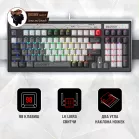 Клавиатура A4Tech Bloody B950 механическая серый/черный USB for gamer LED (B950)