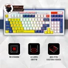 Клавиатура A4Tech Bloody B950 механическая синий/белый USB for gamer LED (B950)