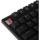 Клавиатура Defender Gk-596 механическая черный USB for gamer LED (45596) кабель 1.5м