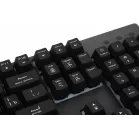 Клавиатура MSI GK30 RU черный USB Multimedia for gamer LED (подставка для запястий) (S11-04RU236-CLA) кабель 1.8м