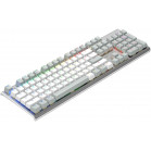 Клавиатура A4Tech Fstyler FS100 Neon механическая серый/белый USB for gamer LED (FS100)