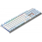 Клавиатура A4Tech Fstyler FS100 Neon механическая синий/белый USB for gamer LED (FS100)