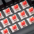 Клавиатура Оклик K600X механическая черный/серый USB Multimedia for gamer LED