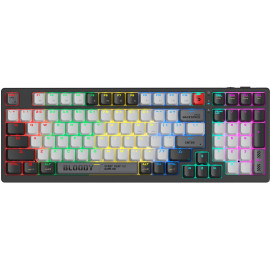 Клавиатура A4Tech Bloody WS98 механическая черный/белый USB беспроводная BT/Radio Multimedia for gamer LED (WS98)