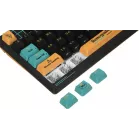 Клавиатура A4Tech AT98 Renegade черный/зеленый USB for gamer LED (AT98) кабель 1.8м