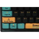 Клавиатура A4Tech AT98 Renegade черный/зеленый USB for gamer LED (AT98) кабель 1.8м