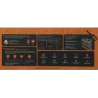 Клавиатура A4Tech AT98 Renegade черный/зеленый USB for gamer LED (AT98) кабель 1.8м