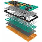 Клавиатура A4Tech AT98 Renegade черный/зеленый USB for gamer LED (AT98) кабель 1.8м
